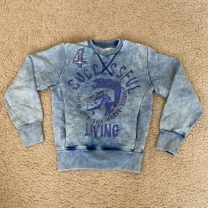 DIESEL KIDS SWEATSHIRT SWEATER W/POCKETS SIZE S